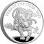 UK 10 Pounds Year of the Tiger 2022 Proof, released in 2021 YEAR OF THE TIGER 2022 虎 D.L coin reverse