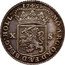 Netherlands 10 Stuivers (1/2 Gulden) Standing Figure 1751 KM# 95 MO ARG ORD FAED BELG HOLL X ST 1749 coin obverse