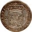 Netherlands 10 Stuivers (1/2 Gulden) Standing Figure West Friesland 1786 KM# 150 MO ARG ORD FÆD BELG WESTF X ST 17 85 coin obverse