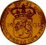 Netherlands 14 Guldens Mounted Knight Gelderland Province 1751 KM# 86.1 CONCORDIA RES PARVAE CRESCUNT 17 51 14 GL coin reverse