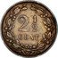 Netherlands 2 1/2 Cent William III 1883 Broadaxe KM# 108.1 2 1/2 CENT coin reverse