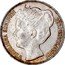 Netherlands 2 1/2 Gulden Wilhelmina 1898 P P.Pander KM# 123 WILHELMINA KONINGIN DER NEDERLANDEN coin obverse