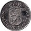 Netherlands 2-1/2 Gulden Coronation of Queen Beatrix 1980 KM# 201 19 80 NEDERLAND 2 1/2 GULDEN coin reverse