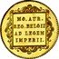 Netherlands 2 Ducats William III 1854 Sword Proof KM# 97 MO AUR REG BELGII AD LEGEM IMPERII coin reverse
