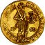 Netherlands 2 Ducats Standing Armored Knight Gelderland 1760 Knotted tree between legs KM# 90 CONCORDIA RES PA R CRESCVNT 16 56 coin obverse