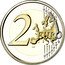 Netherlands 2 Euro 10 years of cash 2012 Proof KM# 315 2 EURO LL coin reverse
