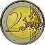 Netherlands 2 Euro 30th Anniversary of the Flag of Europe 2015 KM# 357 2 EURO LL coin reverse