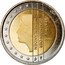 Netherlands 2 Euro Beatrix 1st Map 2000 KM# 241 BEATRIX KONINGIN DER NEDERLANDEN 2006 coin obverse