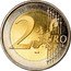 Netherlands 2 Euro Beatrix 1st Map 2000 KM# 241 2 EURO LL coin reverse