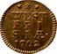 Netherlands 2 Stuivers 1702 Rosette KM# 101a West Friesland Province Standard Coinage coin obverse