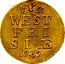 Netherlands 2 Stuivers 1737 KM# 106.2a West Friesland Province Standard Coinage 2 S coin reverse