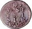 Netherlands 2 Stuivers KM# 106.1 West Friesland Province Standard Coinage WEST FRISIA 1705 coin reverse