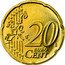 Netherlands 20 Euro Cent Beatrix 1st map 2005 KM# 238 20 EURO CENT LL coin reverse