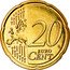 Netherlands 20 Euro Cent Willem-Alexander 2nd map 2018 KM# 348 20 LL EURO CENT coin reverse