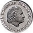 Netherlands 25 Cent Juliana 1980 Proof KM# 183a JULIANA KONINGIN DER NEDERLANDEN coin obverse