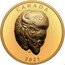 Canada 250 Dollars Bold Bison 2021 CANADA 2021 DW coin reverse