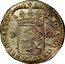 Netherlands 3 Guldens 1764 Herringship KM# 141.1 West Friesland Province Standard Coinage MO ARG ORD FOED BELG WESTF coin obverse