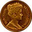 Netherlands 5 Guldens Wilhelmina I 1912 KM# 151 KONINGIN WILHELMINA coin obverse