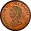 UK 5 Shilling 6 Pence George III Pattern Bank Token 1811 KM# PnD68 GEORGIUS III DEI GRATIA REX coin obverse