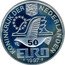 Netherlands 50 Euro (350th Anniversary deathday of P.C.Hooft.) X# 135 KONINKRIJK DER NEDERLANDEN 50 EURO 1997 coin obverse