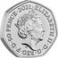 UK 50 Pence Insulin 2021 ELIZABETH II D G REG F D 50 PENCE 2021 J.C coin obverse