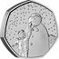 UK 50 Pence Snowman 2021 Brilliant Uncirculated (BU)  coin reverse