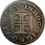 Portugal 50 Reis (Pedro Prince Regent) IN HOC SIGNO VINCES coin reverse