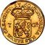 Netherlands 7 Guldens Halve gouden rijder 1760 KM# 96 CONCORDIA RES PARVAE CRESCUNT 7 GL 17 60 coin reverse