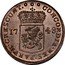 Netherlands Ducat Piedfort 1748 Piefort KM# 52.2 CONCORDIA RES PARVÆ CRESCUNT 1748 coin reverse