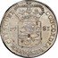 Netherlands Ducat 1781 KM# 128.3 West Friesland Province Standard Coinage CONCORDIA RES PARVÆ CRESCVNT 1781 coin reverse