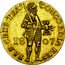 Netherlands Ducat Louis Napoleon 1807 small date, straight 7 KM# 26.3 CONCORDIA RES PAR CRES TRA 18 07 coin obverse