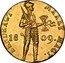 Netherlands Ducat Louis Napoleon 1809 KM# 35 EENDRAGT - MAAKT MAGT. 18 09. coin reverse