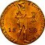 Netherlands Ducat Willem I 1838 KM# 50.2 CONCORDIA RES - PARVAE RESCUNT coin obverse