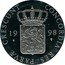 Netherlands Ducat Seven Provinces - Friesland 1998 B Proof KM# 226 CONCORDIA RES PARVAE CRESCUNT 19 98 coin obverse