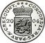 Netherlands Ducat Seven Provinces - Zeeland 2004 Proof KM# 258 CONCORDIA RES PARVAE CRESCUNT 2004 coin obverse