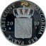 Netherlands Ducat Twelve Provinces - Gelderland 2010 Proof KM# 288 CRESCUNT CONCORDIA RES PARVAE 2010 coin obverse