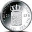 Netherlands Ducat Twelve Provinces - Overijssel 2013 Proof KM# 331 CONCORDIA RES PARVAE CRESCUNT 2013 coin obverse