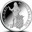 Netherlands Ducat Twelve Provinces - Groningen 2013 Proof KM# 343 BELGII GRO MO NO ARG REG coin reverse