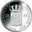 Netherlands Ducat Twelve Provinces - Noord-Brabant 2015 Proof KM# 368 CONCORDIA RES PARVAE CRESCUNT 2015 coin obverse