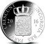 Netherlands Ducat Twelve Provinces - Noord Holland 2016 Proof KM# 378 CONCORDIA RES PARVAE CRESCUNT 20 16 coin obverse