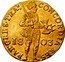 Netherlands Ducat (Standing Armored Knight Batavian) KM# 11.3 CONCORDIA RES PAR CRES TRA coin obverse