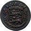 Netherlands Duit West Friesland Crowned Arms 1713 Crane KM# 100 coin obverse