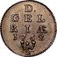 Netherlands Duit Crowned Coat of Arms of Gelderland 1752 KM# 83a D GEL RIAE 1752 coin reverse