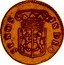 Netherlands Duit 1757 KM# 88b Gelderland Province Standart Coinage IN DEO SP NOS coin obverse