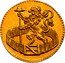 Netherlands Duit Standing Lion 1763 KM# 80c HOL LAN DIA 1763 coin obverse