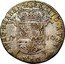 Netherlands Escalin Carlos III Archduke 1710 Hand KM# 157 ARCHID AVST DVX BVRG BRABAN Z coin reverse