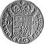 Netherlands Escalin 1710 Lion rampant left KM# 119.4 Spanish Rule Standard Coinage BURGUND DUX BRAB Z C 17 10 coin reverse