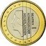 Netherlands Euro Beatrix 2nd map 2011 KM# 271 BEATRIX KONINGIN DER NEDERLANDEN 2011 coin obverse