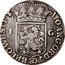 Netherlands Gulden 1735 Turnip KM# 97.3 West Friesland Province Standard Coinage MO ARG ORD FŒD BELG WESTF I G coin obverse
