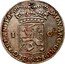 Netherlands Gulden Standing Figure 1763 KM# 100 MO ARG ORD FOE(D) BELG ZEELANDIÆ 1 G L coin obverse